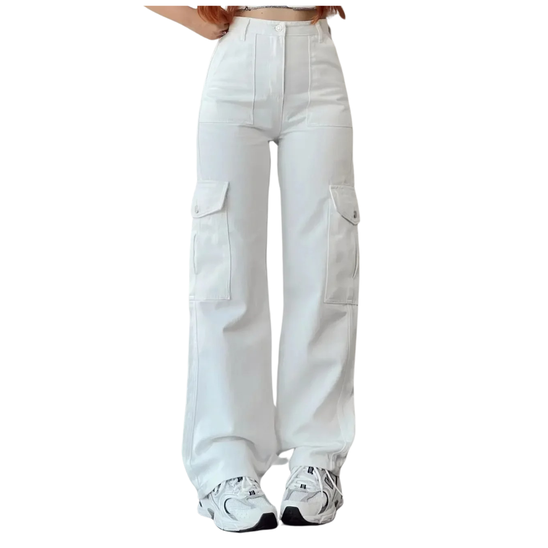 Naisten Multi Pocket Cargo -housut