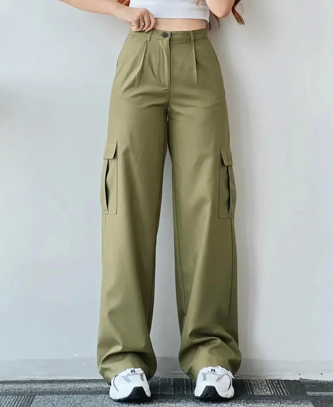 Naisten Multi Pocket Cargo -housut