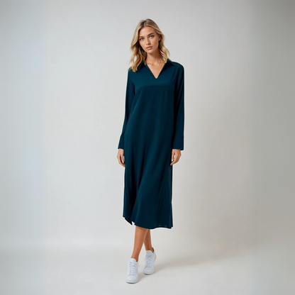 Naisten Pitkä Mekko Elegantti Siluetti