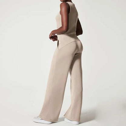 Naisten Rento Jumpsuit Vyötärönauha Polyesteri