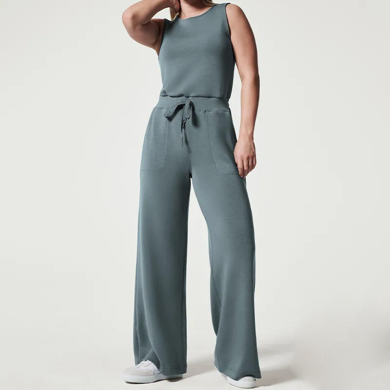 Naisten Rento Jumpsuit Vyötärönauha Polyesteri