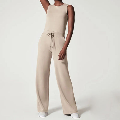 Naisten Rento Jumpsuit Vyötärönauha Polyesteri