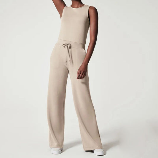 Naisten Rento Jumpsuit Vyötärönauha Polyesteri
