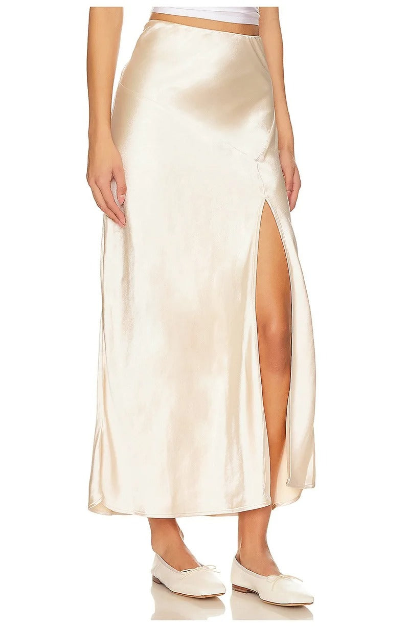 Naisten Satiini Bodycon hame
