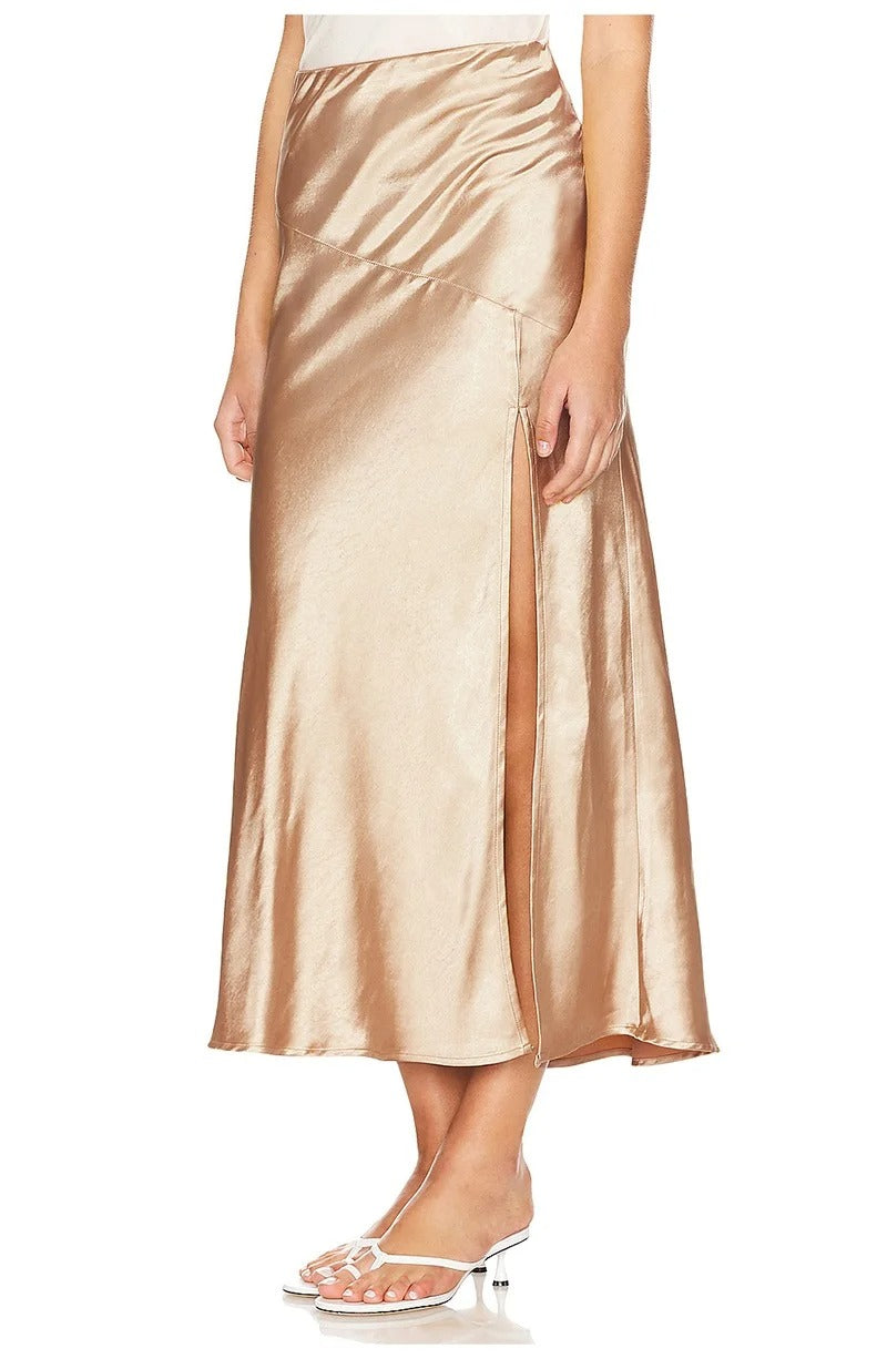 Naisten Satiini Bodycon hame