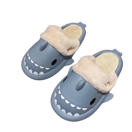 Naisten Shark Plush Cotton Tossut
