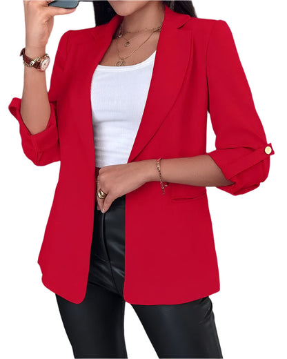 Naisten Slim Cardigan Blazer