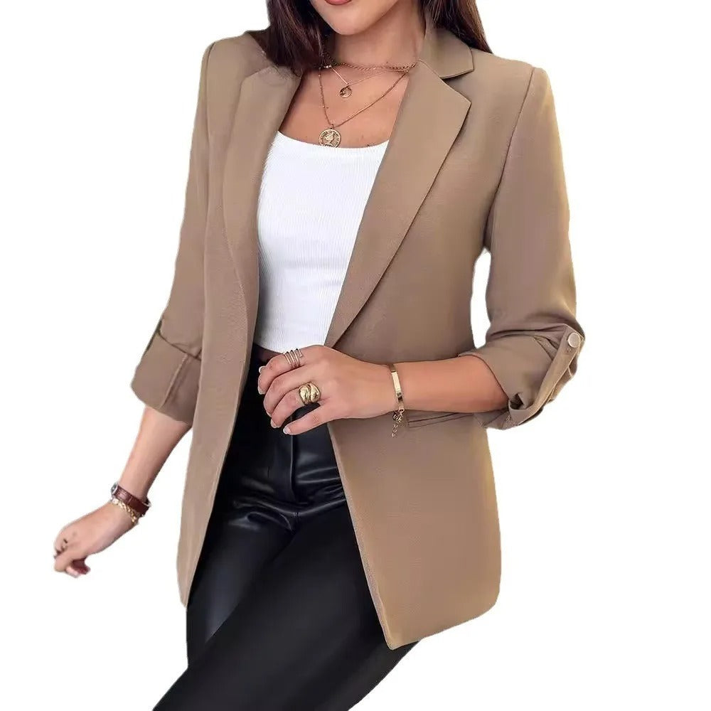 Naisten Slim Cardigan Blazer