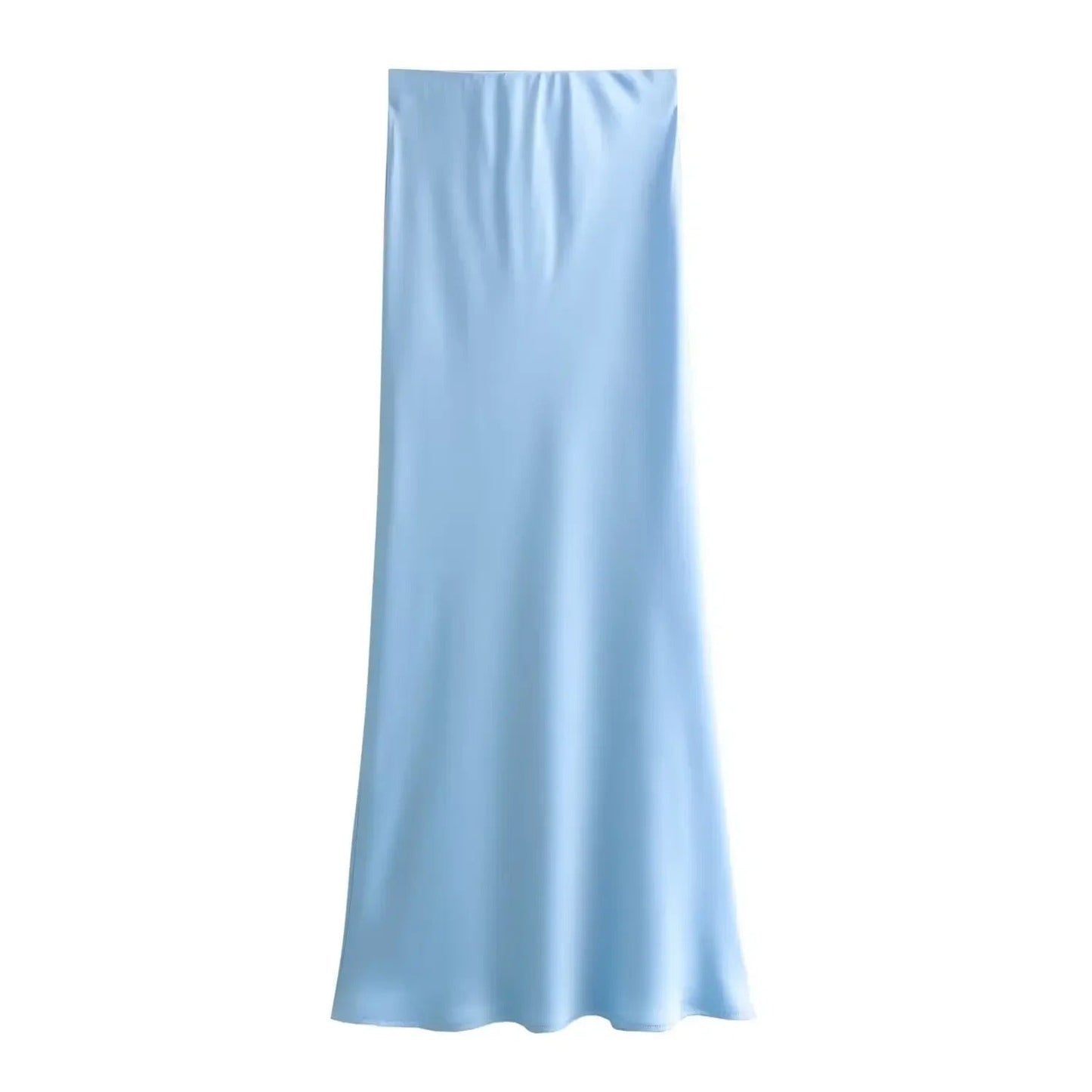 Naisten Slim Fit Satiini Kiristysnauha Mekko