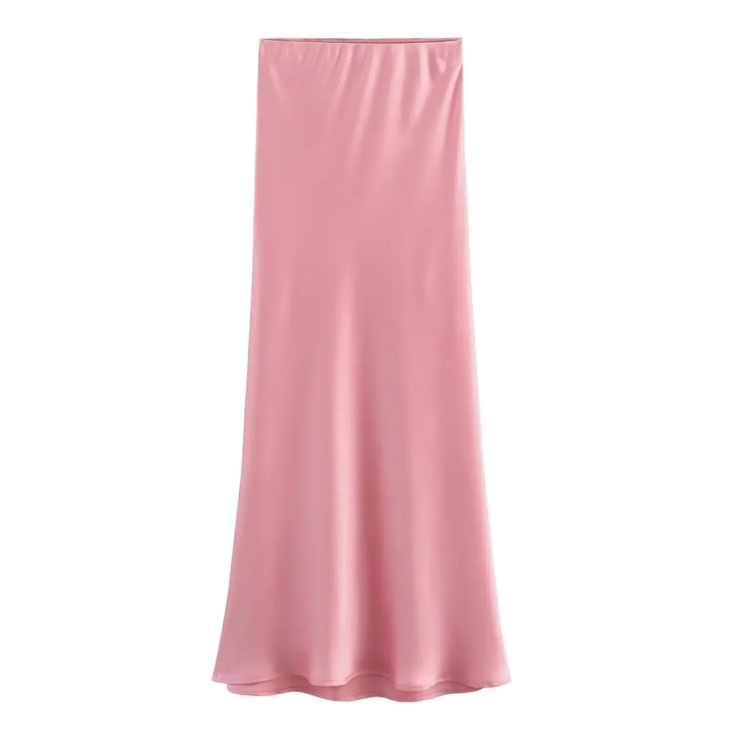 Naisten Slim Fit Satiini Kiristysnauha Mekko