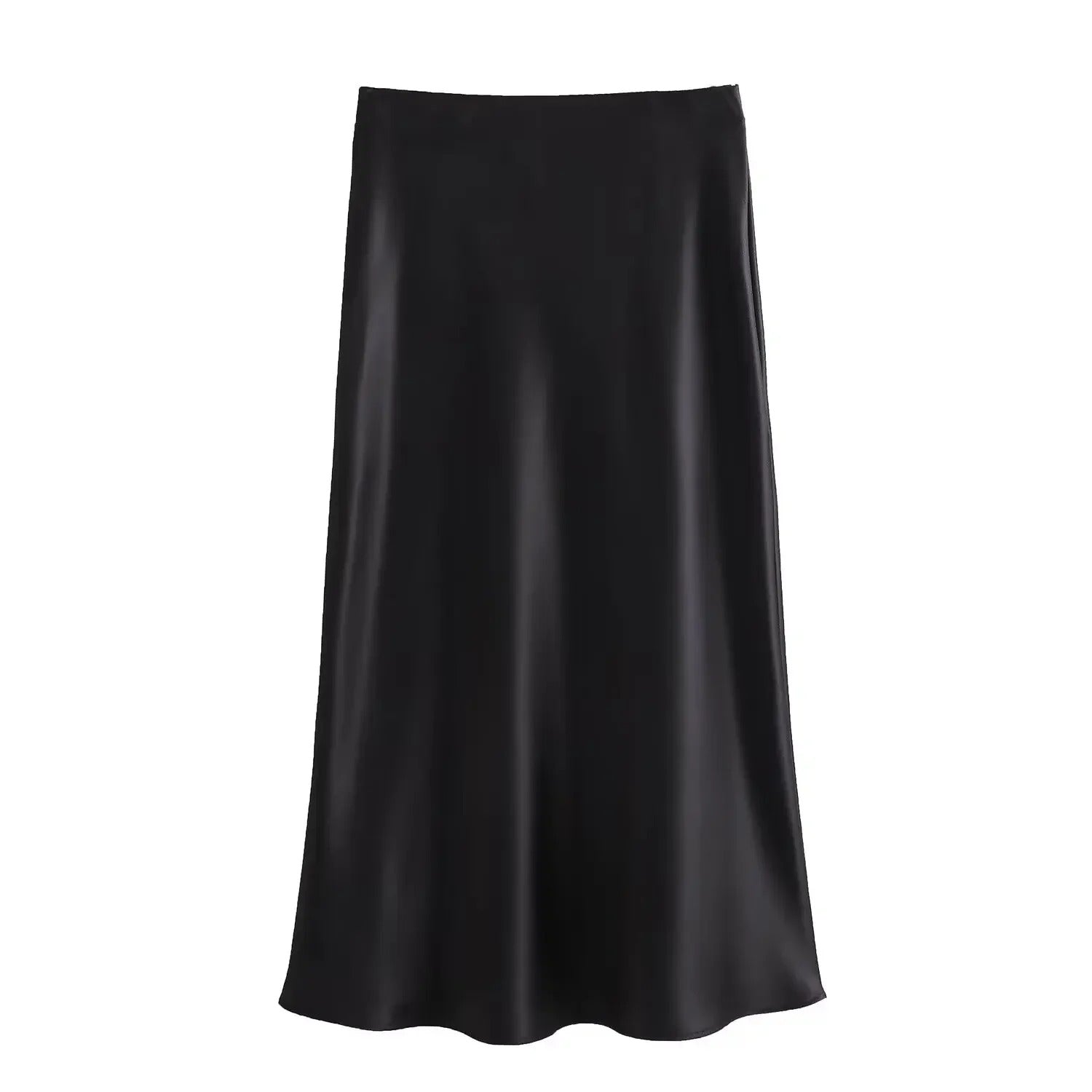 Naisten Slim Fit Satiini Kiristysnauha Mekko