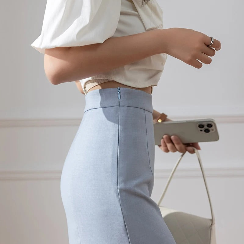 Naisten Slim Fit merenneito hame