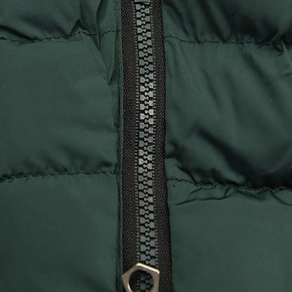 Naisten Slim-Fit puuvilla-pehmustettu parka