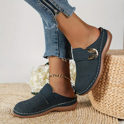 Naisten Slip-On Wedge Platform Sandaalit