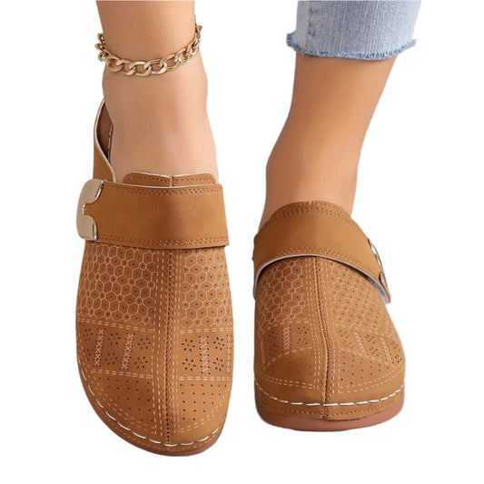 Naisten Slip-On Wedge Platform Sandaalit