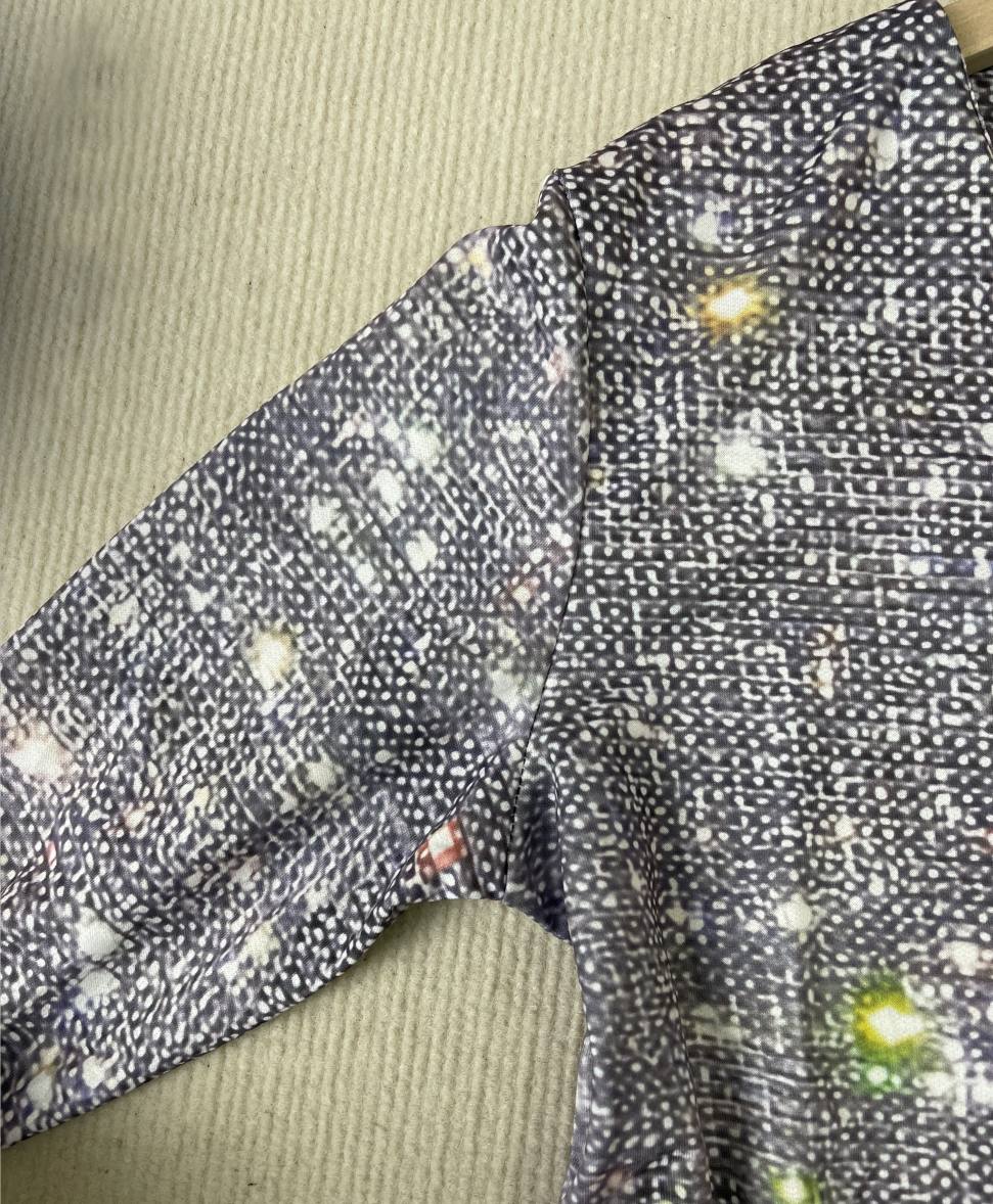 Naisten V-kaula-aukko Glitter Yläosa Polyesteri Spandex Pitkillä Hihoilla