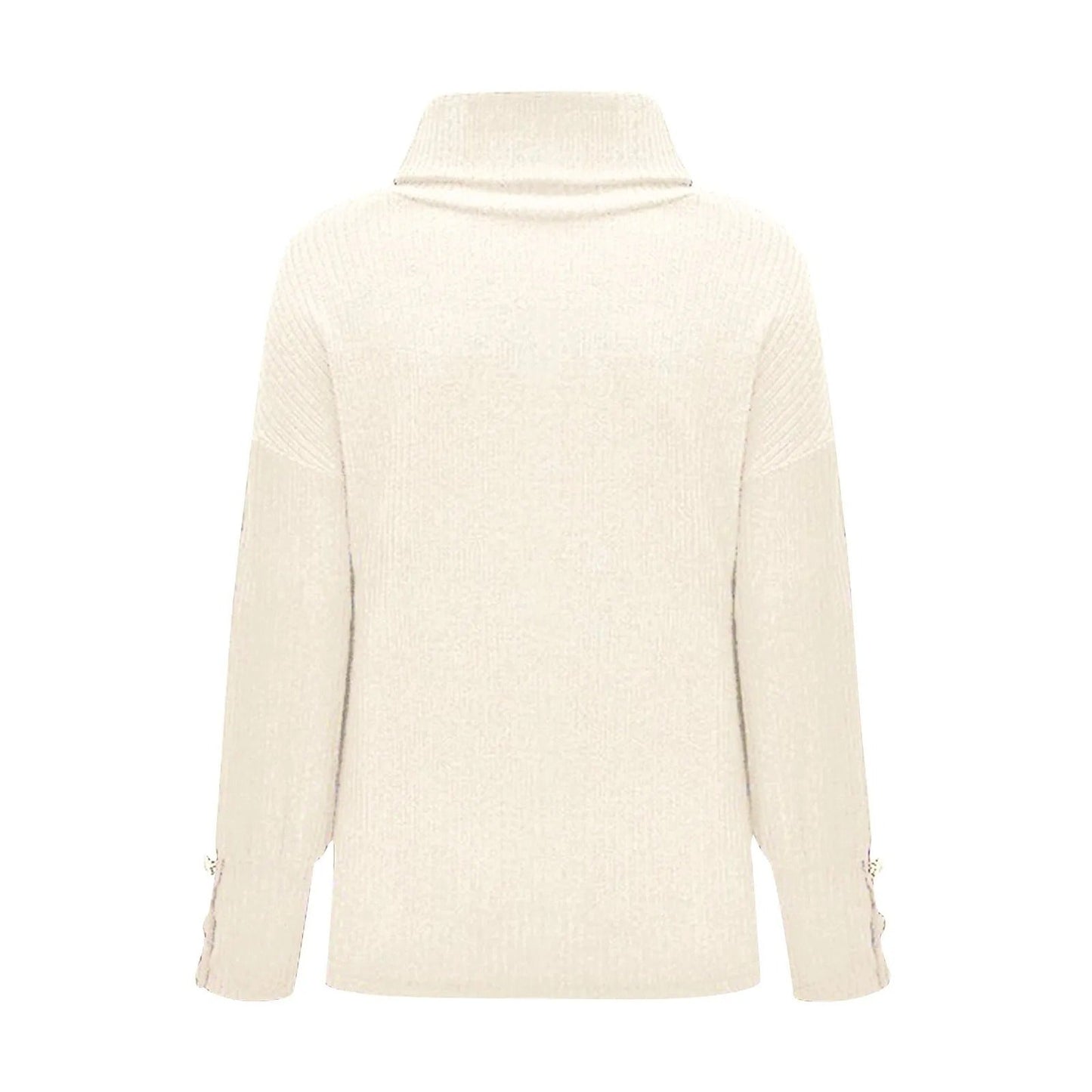 Naisten Vintage-turtleneck Villapaita