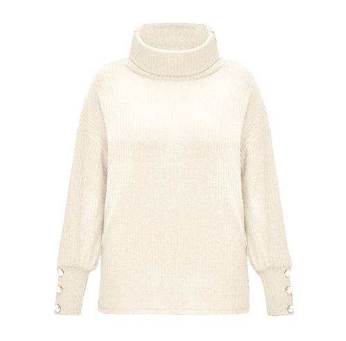 Naisten Vintage-turtleneck Villapaita