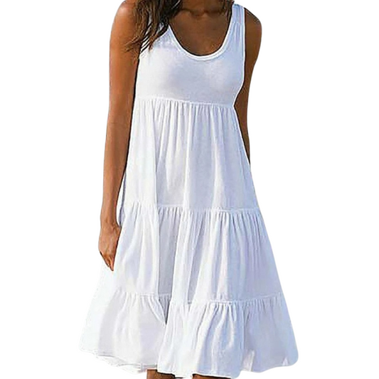 Naisten boho-tyylinen röyhelöinen minihame