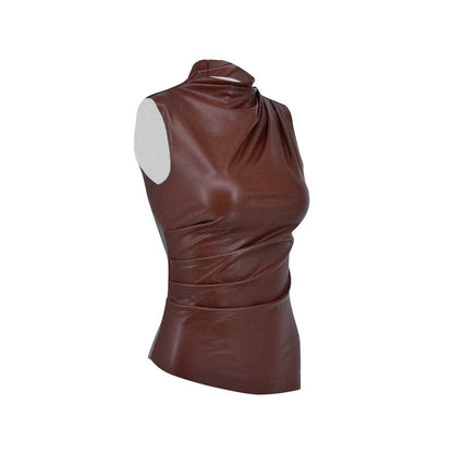 Naisten hihaton bodycon-tyylinen rento tankkitoppi