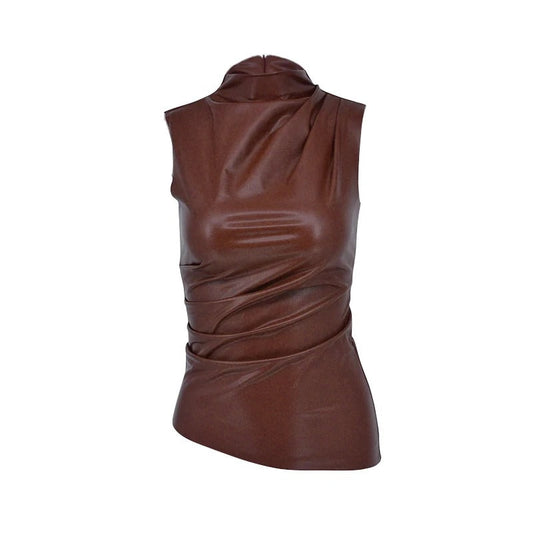 Naisten hihaton bodycon-tyylinen rento tankkitoppi