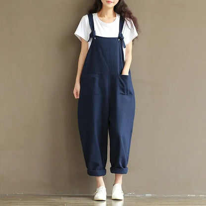 Naisten löysä rento Harem haalari Jumpsuit