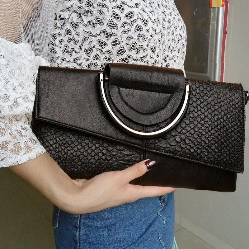 Naisten pehmeä PU nahka Crossbody käsilaukku
