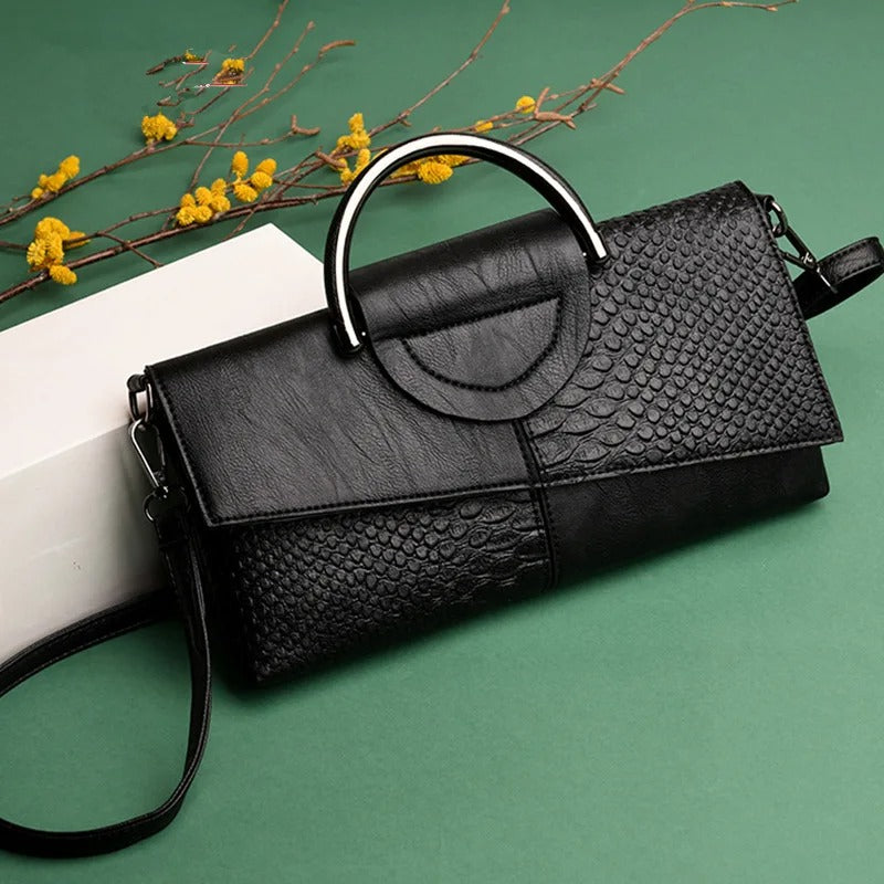 Naisten pehmeä PU nahka Crossbody käsilaukku