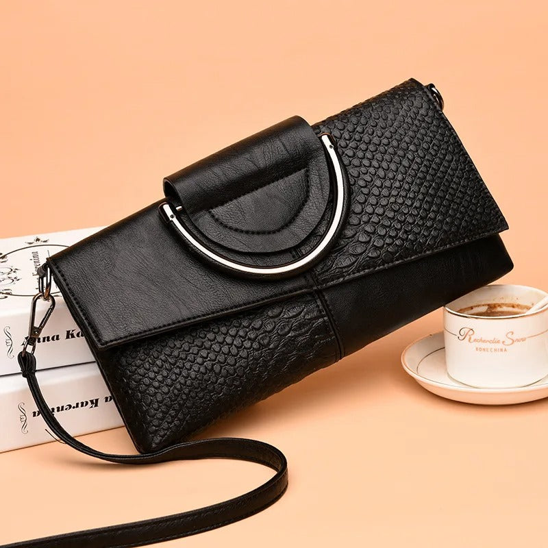 Naisten pehmeä PU nahka Crossbody käsilaukku