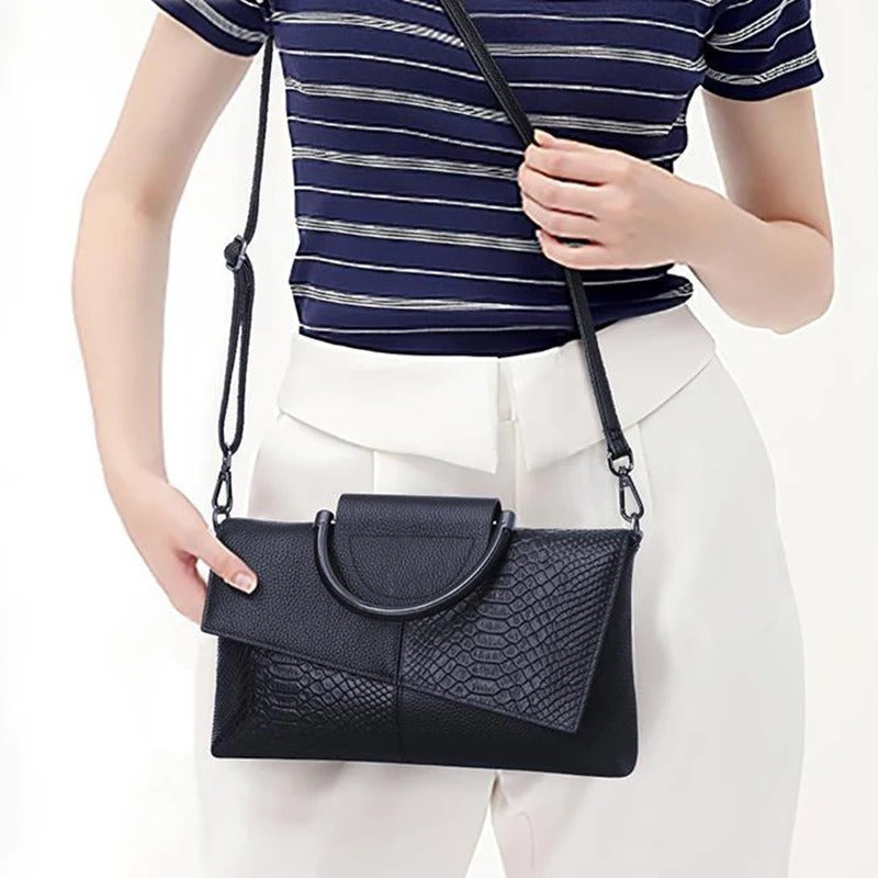 Naisten pehmeä PU nahka Crossbody käsilaukku