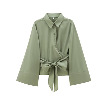 Naisten pitkähihainen Kimono pusero