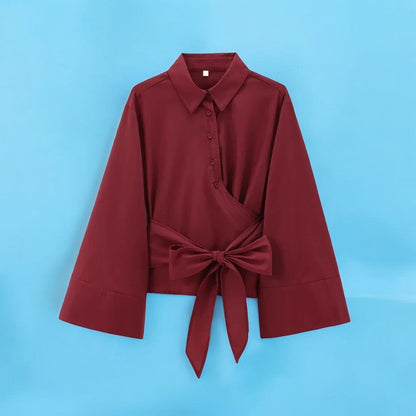 Naisten pitkähihainen Kimono pusero