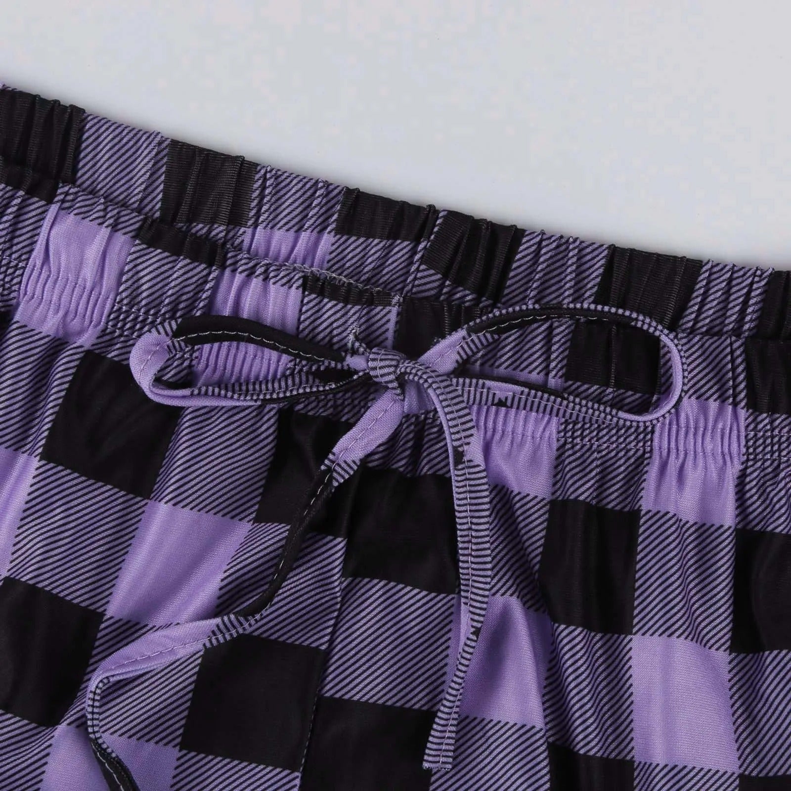 Naisten ruudullinen painettu pyjama