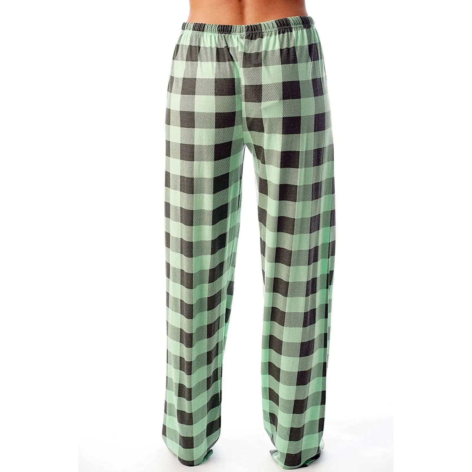 Naisten ruudullinen painettu pyjama