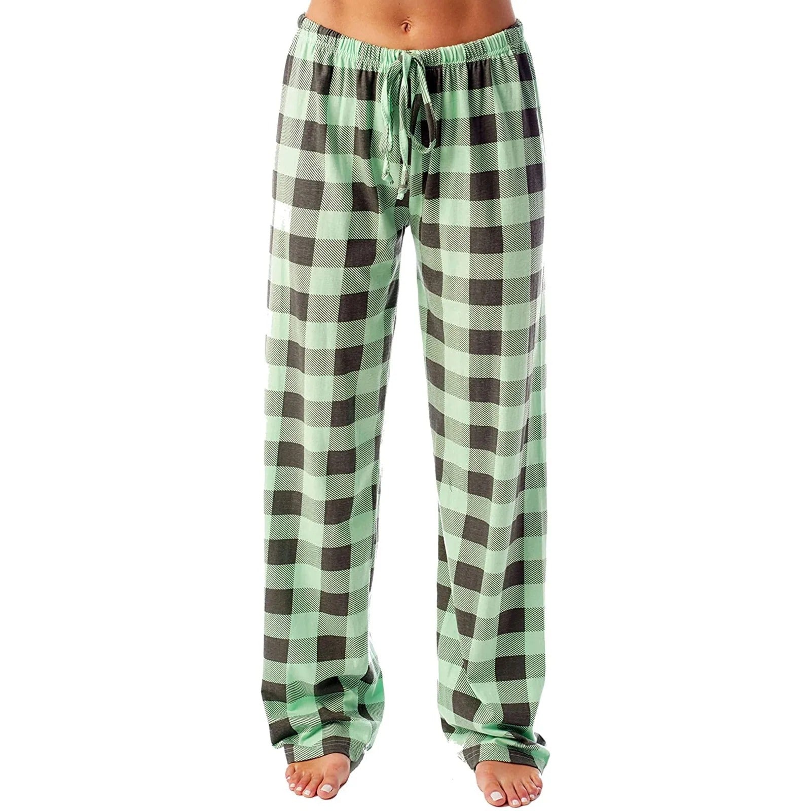 Naisten ruudullinen painettu pyjama