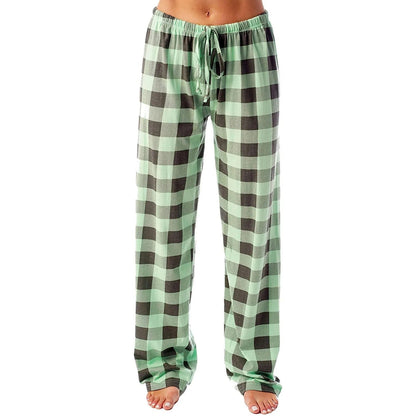 Naisten ruudullinen painettu pyjama