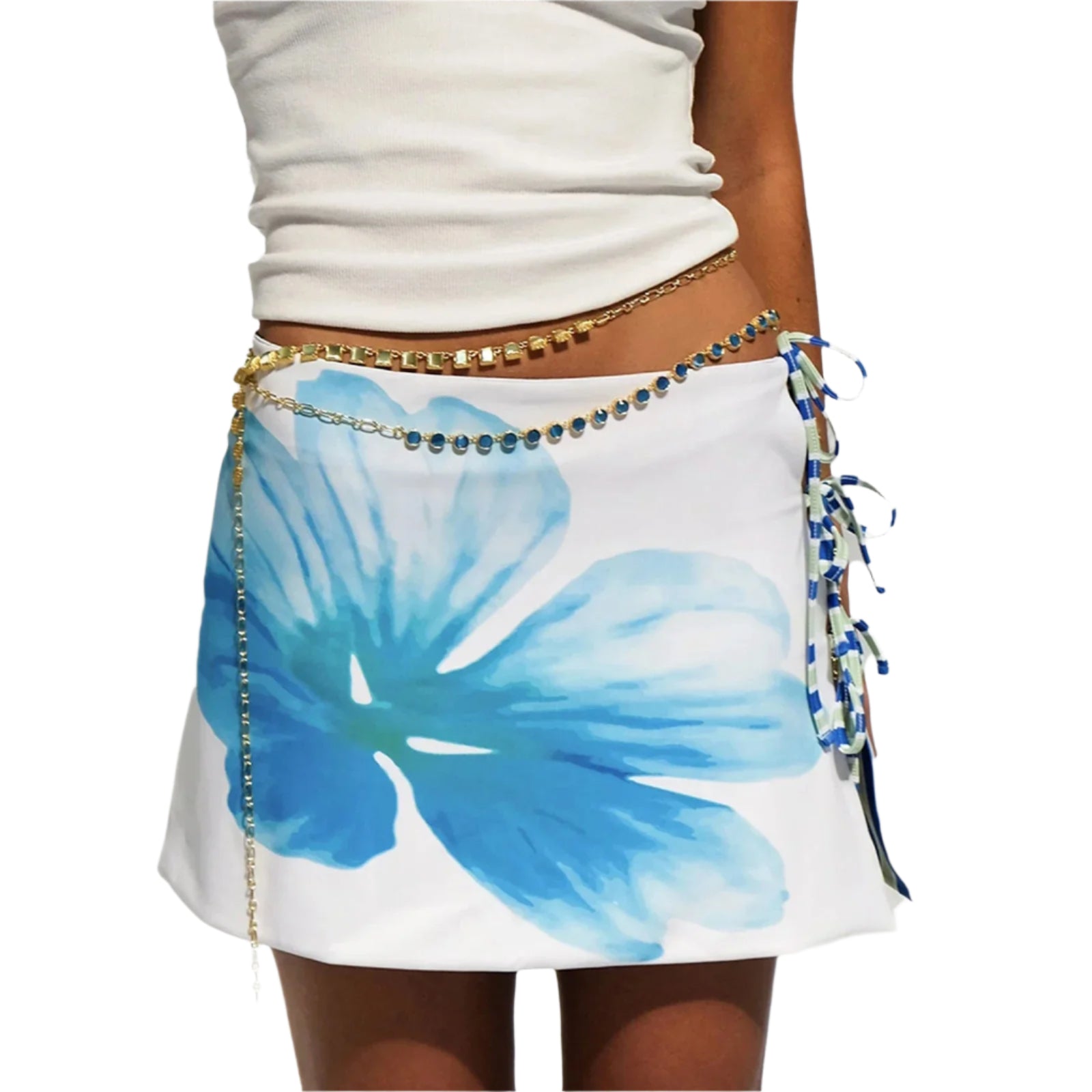 Naisten solmiovärinen bodycon-hame