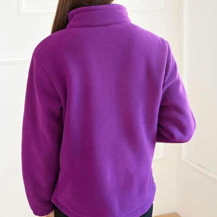 Naisten talvi lämmin fleece takki