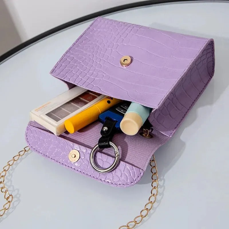 Naisten tyylikäs ketju Crossbody laukku