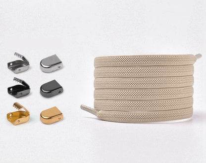 No-Tie Elastinen Solki Kengännauhat