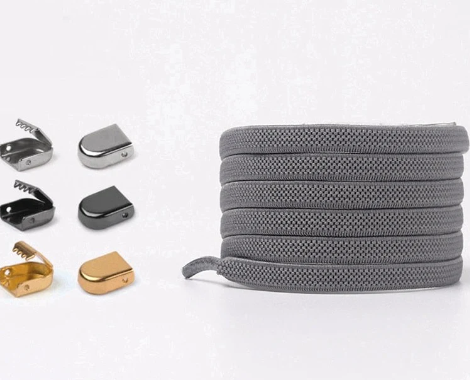 No-Tie Elastinen Solki Kengännauhat