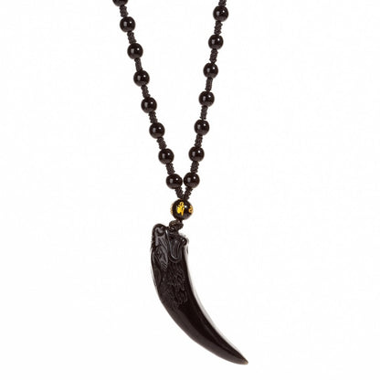 Obsidian Wolf Riipus Kaulakoru