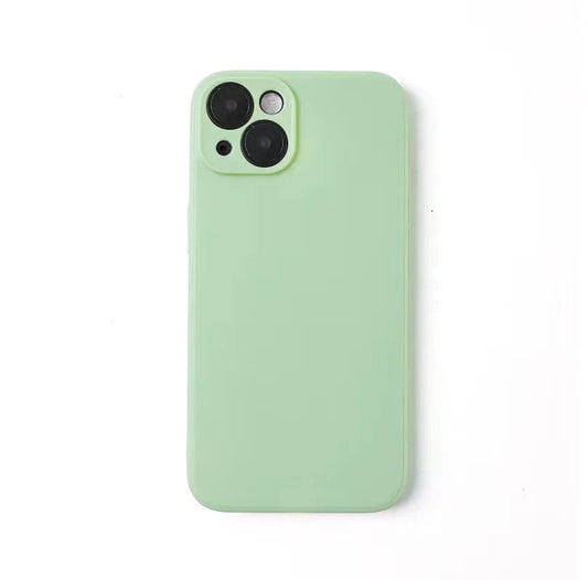 Pehmeä takakuori silikoninen iphone-kuori
