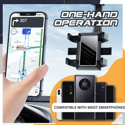 Puhelinpidike 360° Kierto Säädettävä Kulma Muovi ja Metalli