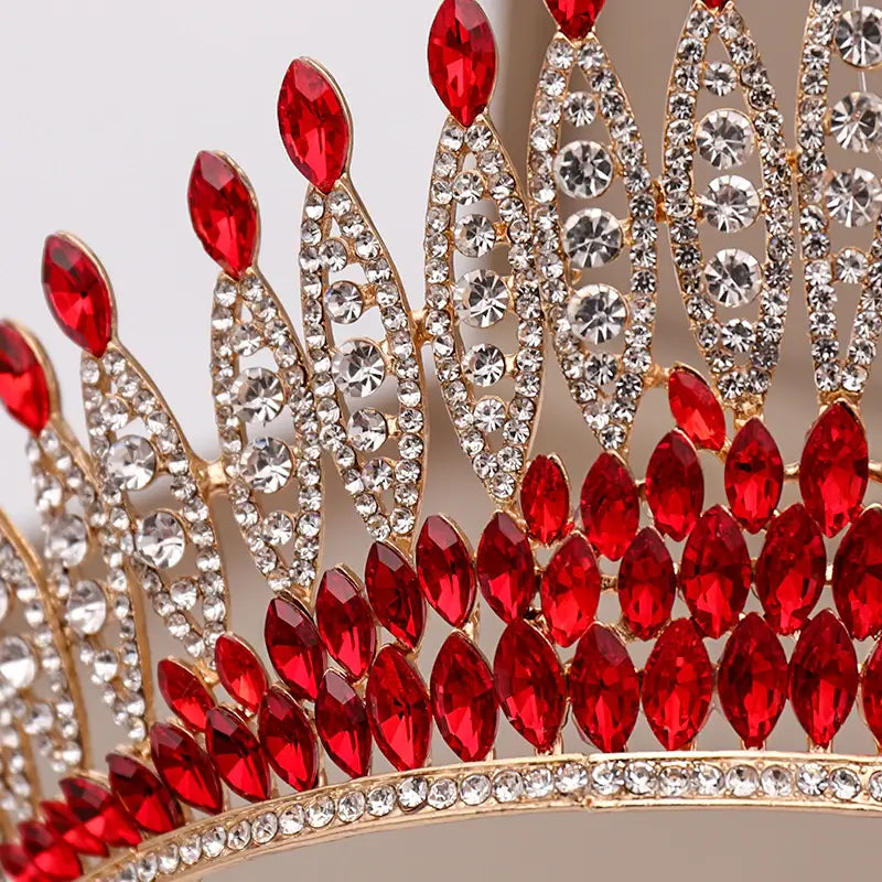 Strassi kristalli tiara
