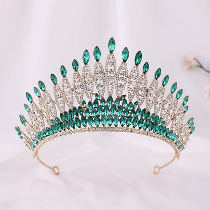 Strassi kristalli tiara
