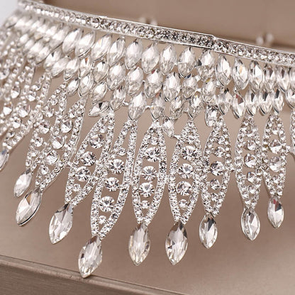 Strassi kristalli tiara