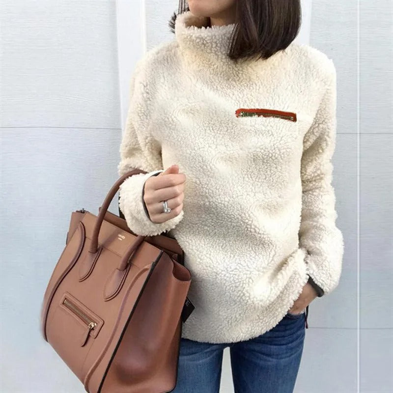 Super pehmeä turtleneck villapaita