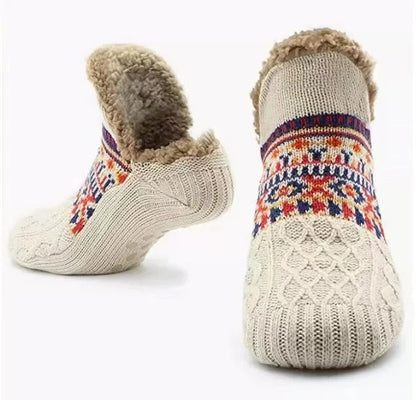 Talvi Lämmin liukastumisenesto kotisukat