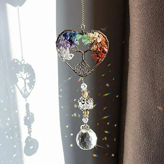 Tree of Life Crystal Suncatcher